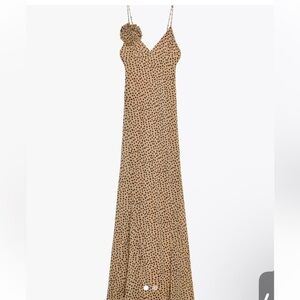 NEW Zara polka dot maxi dress